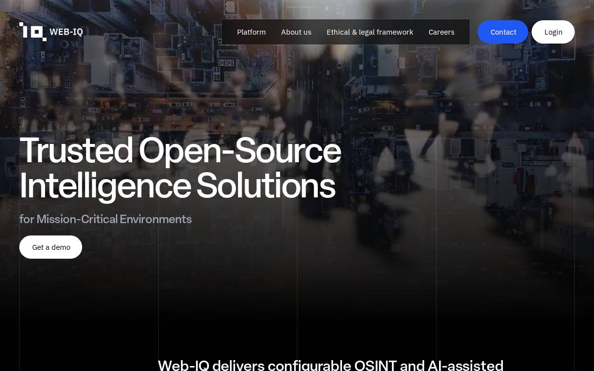 Web-IQ website preview