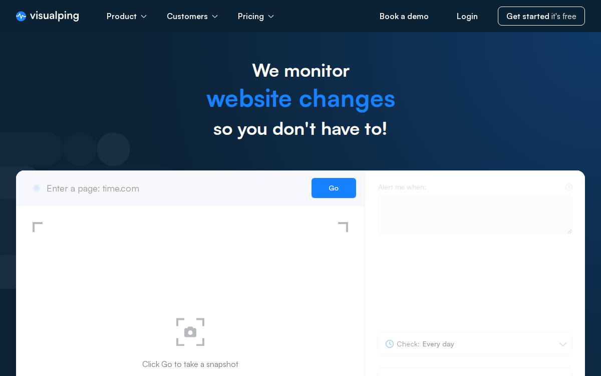 Web Monitoring Technologies Inc. website preview