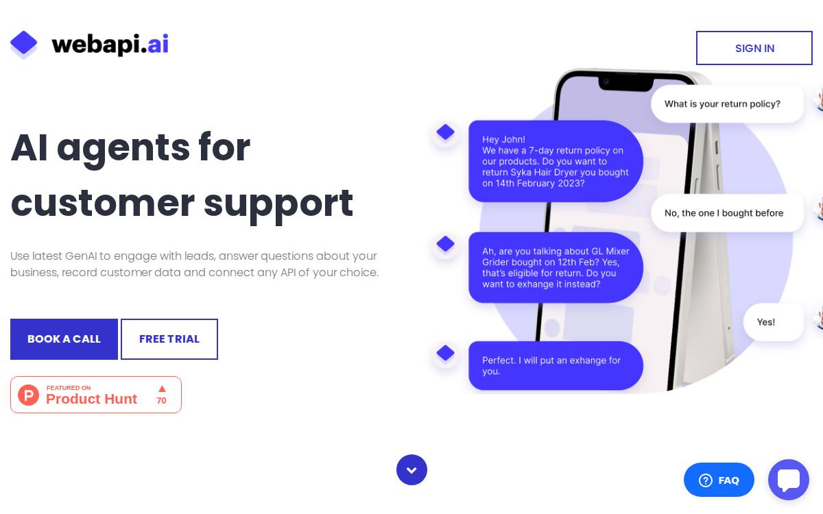 Webapi website preview