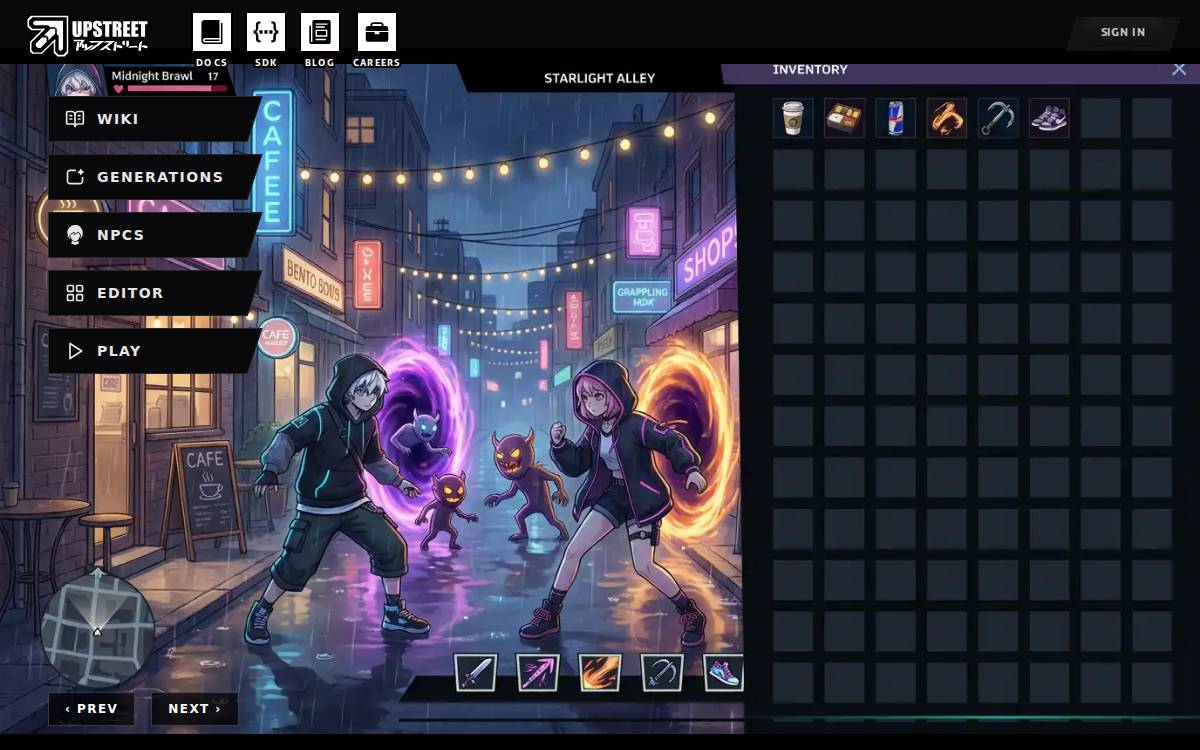 WEBAVERSE website preview