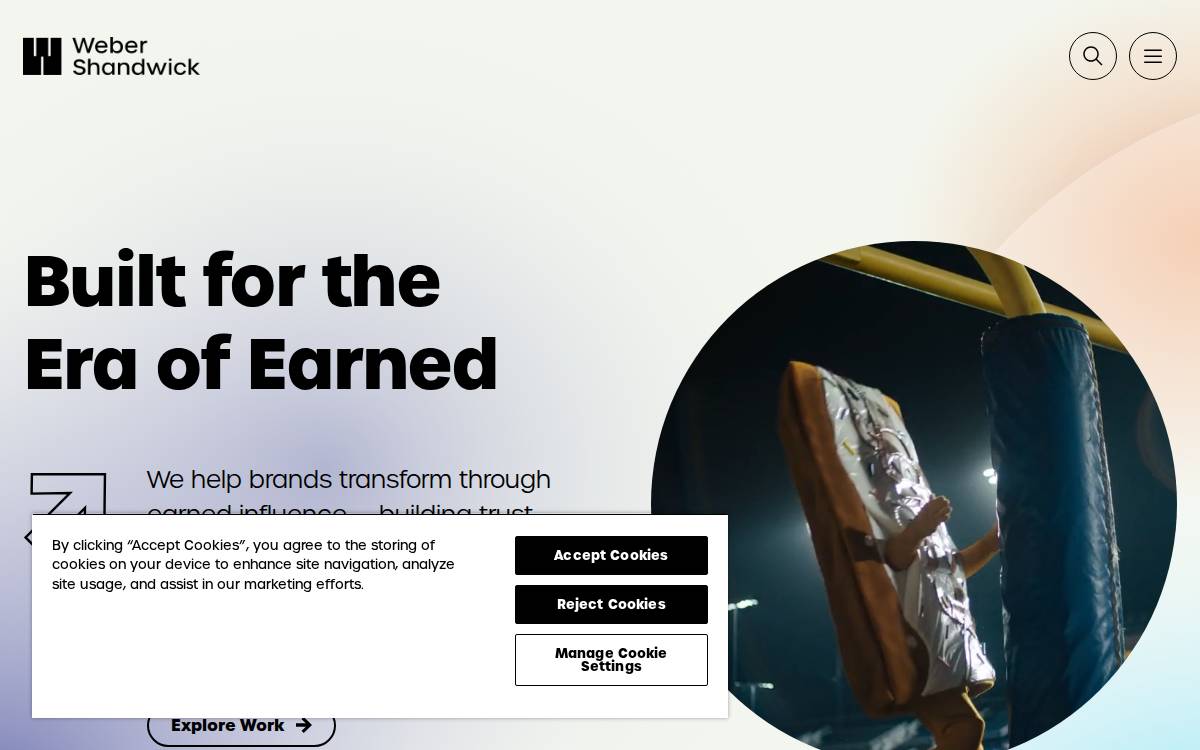 Weber Shandwick website preview