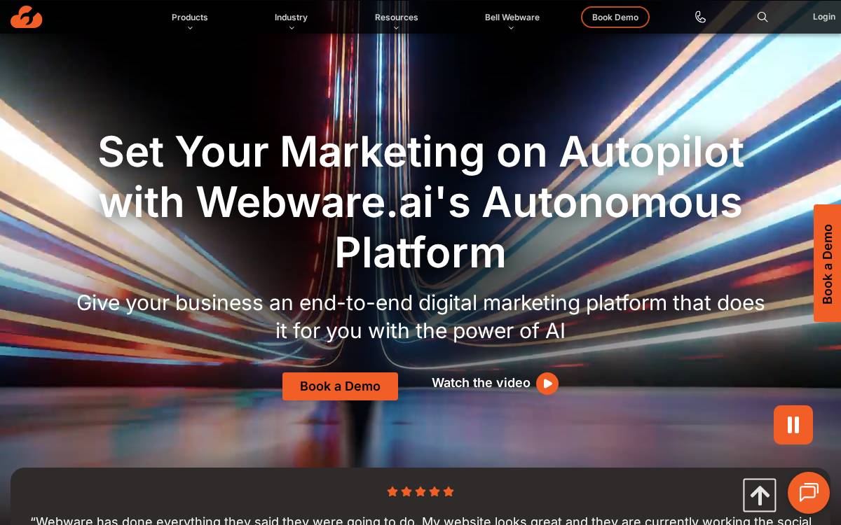 Webware website preview