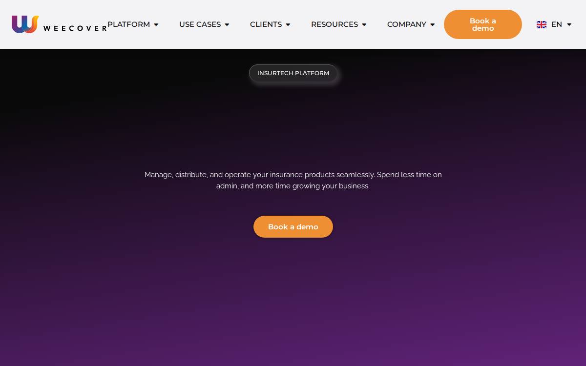 Weecover website preview