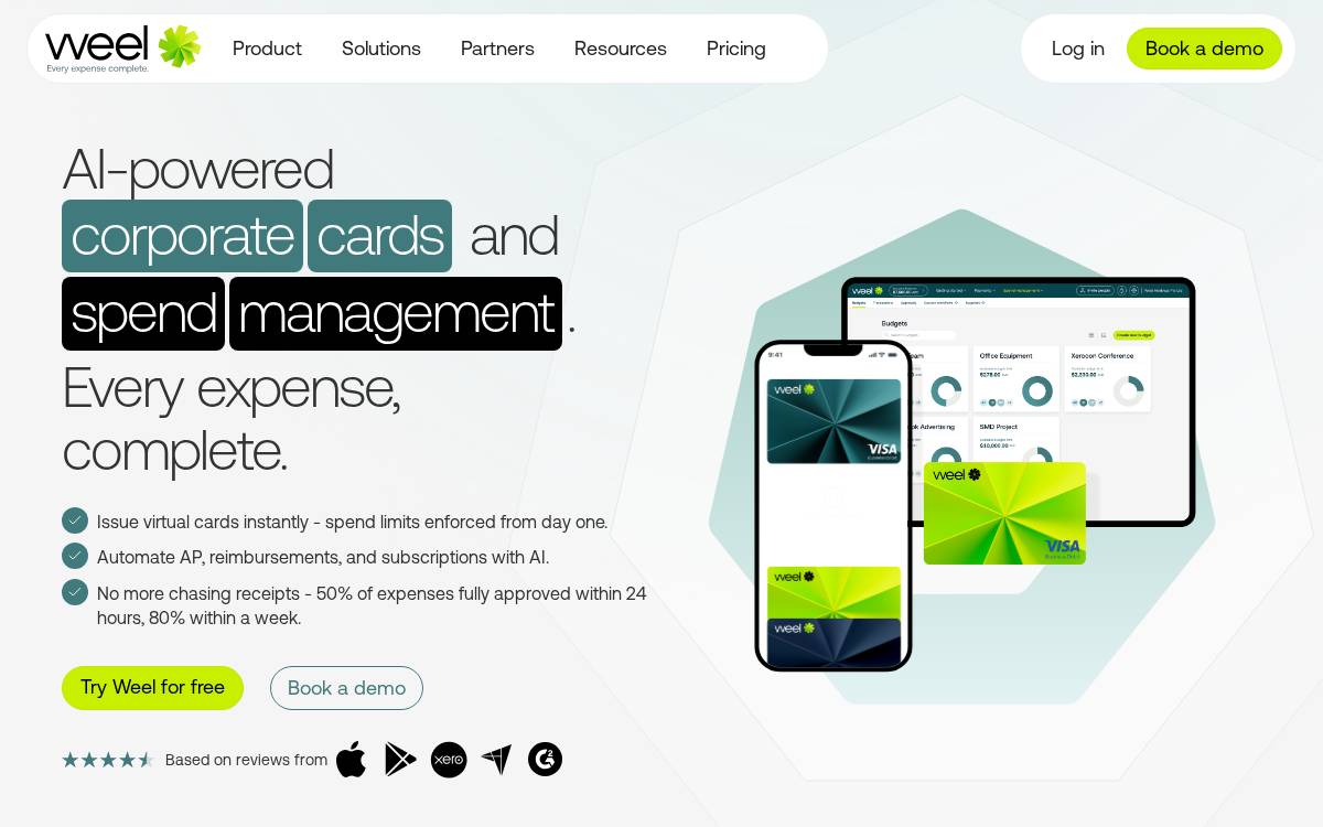 Weel website preview