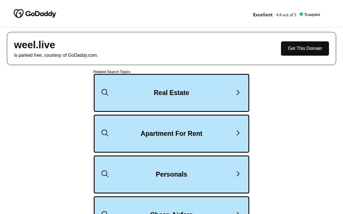Weel website preview