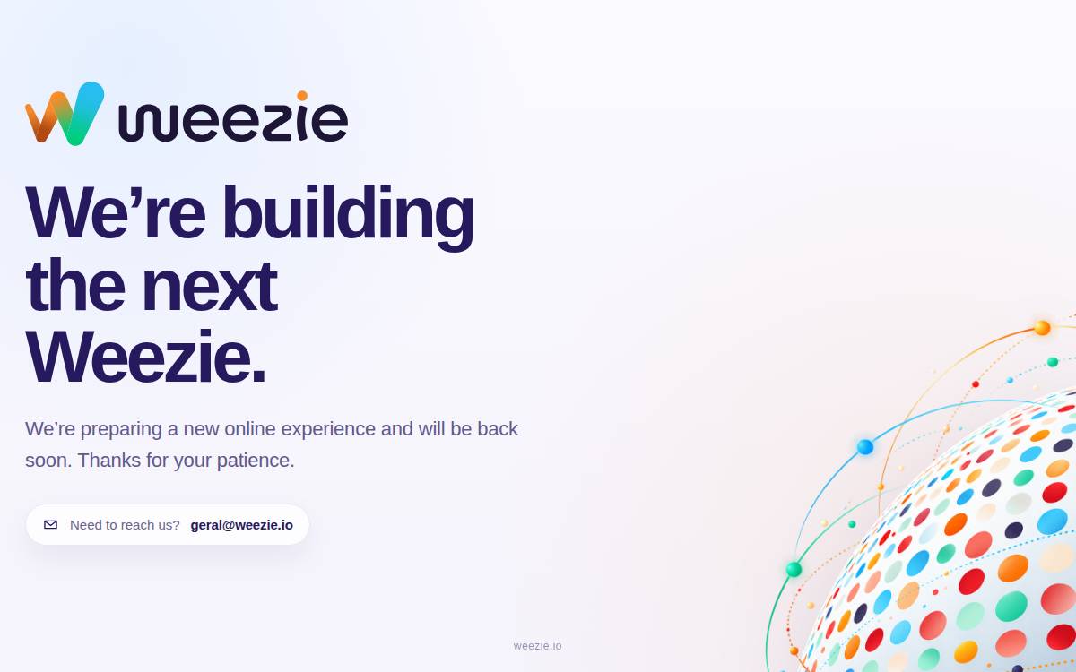 Weezie website preview