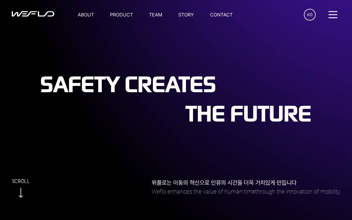 Weflo website preview