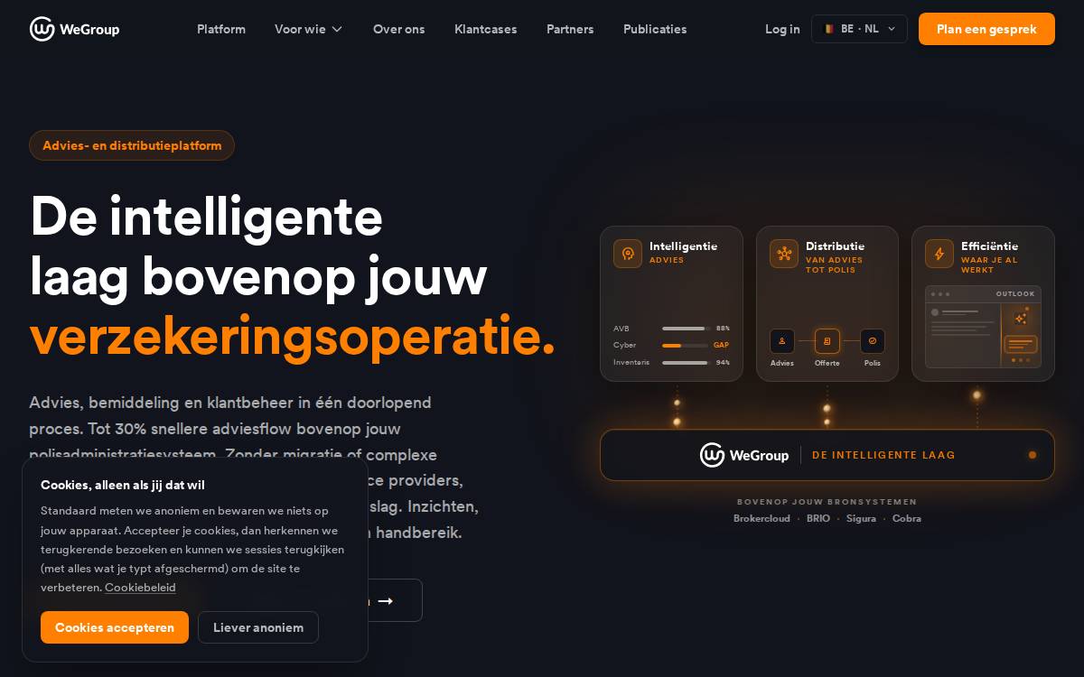weGroup website preview