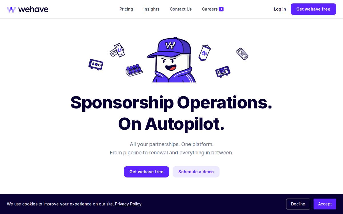 WeHave website preview