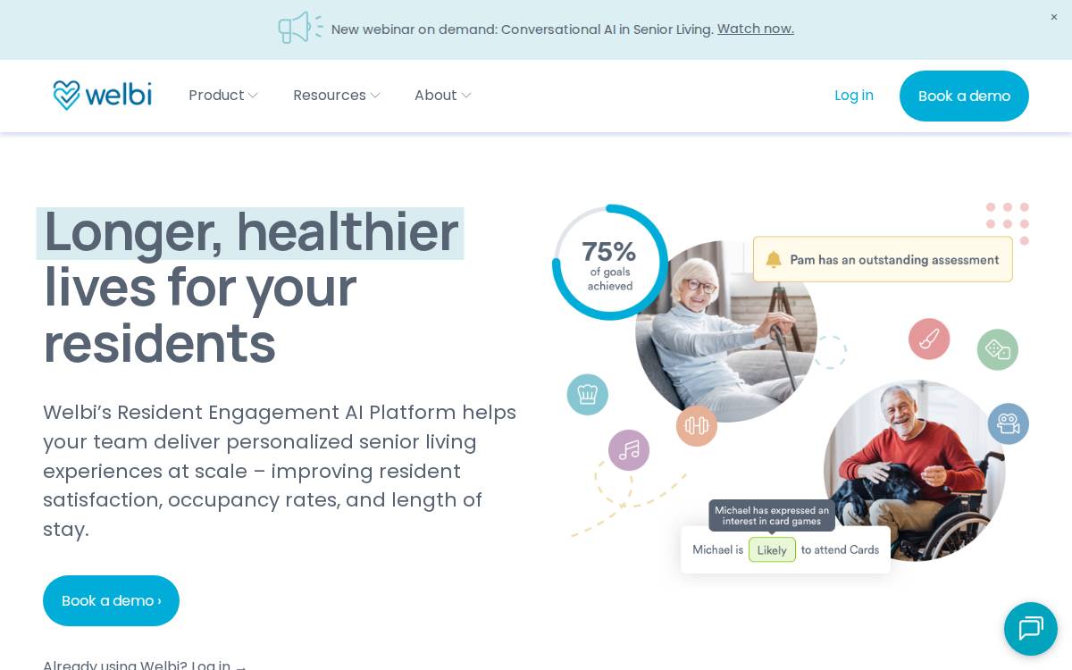Welbi website preview