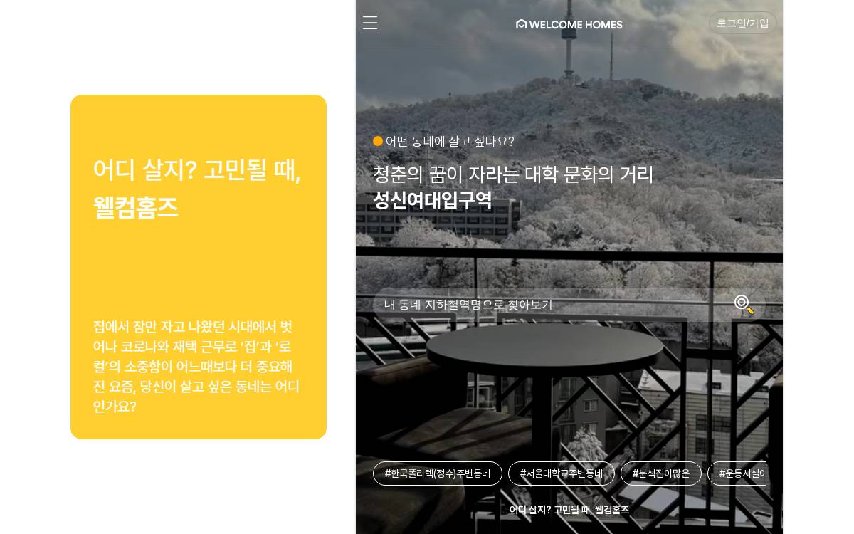 Welcome Homes website preview