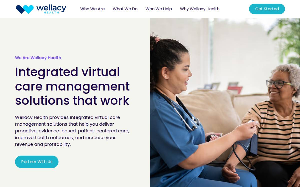 Wellacy Health website preview