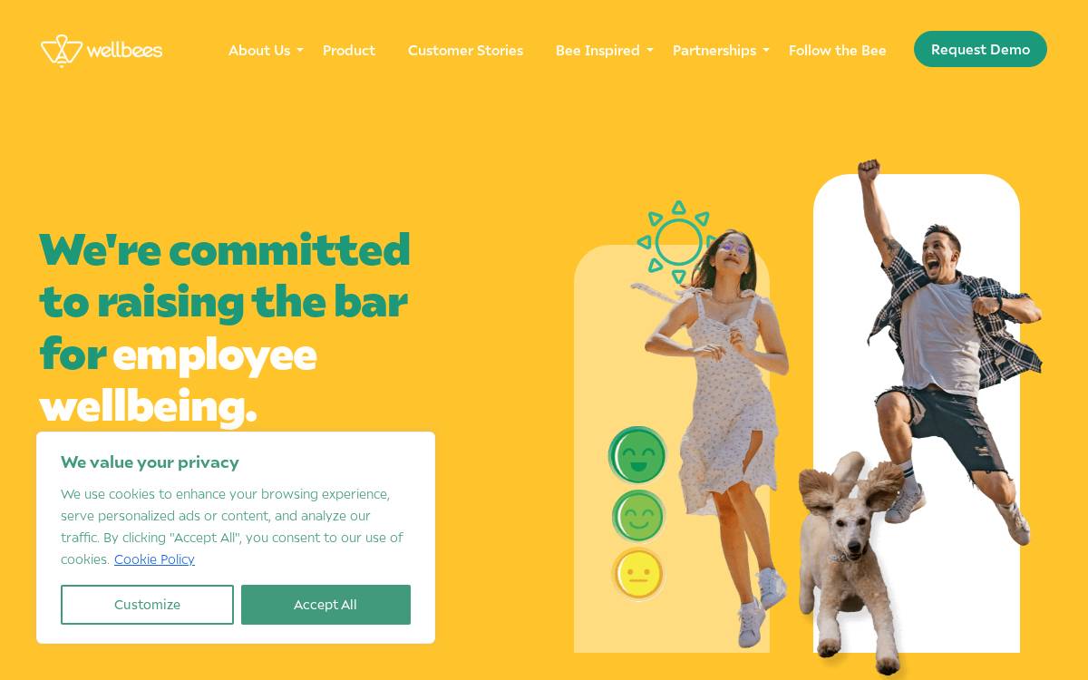 Wellbees website preview