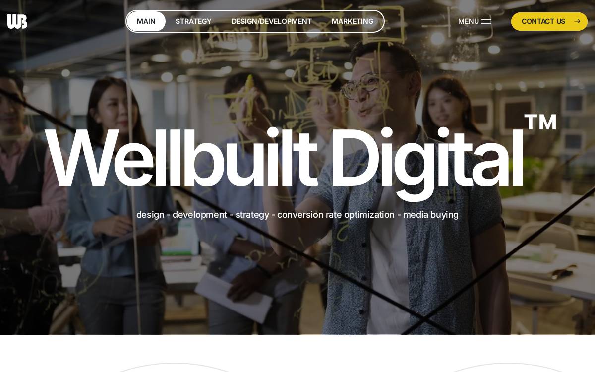 Wellbuilt Digital website preview
