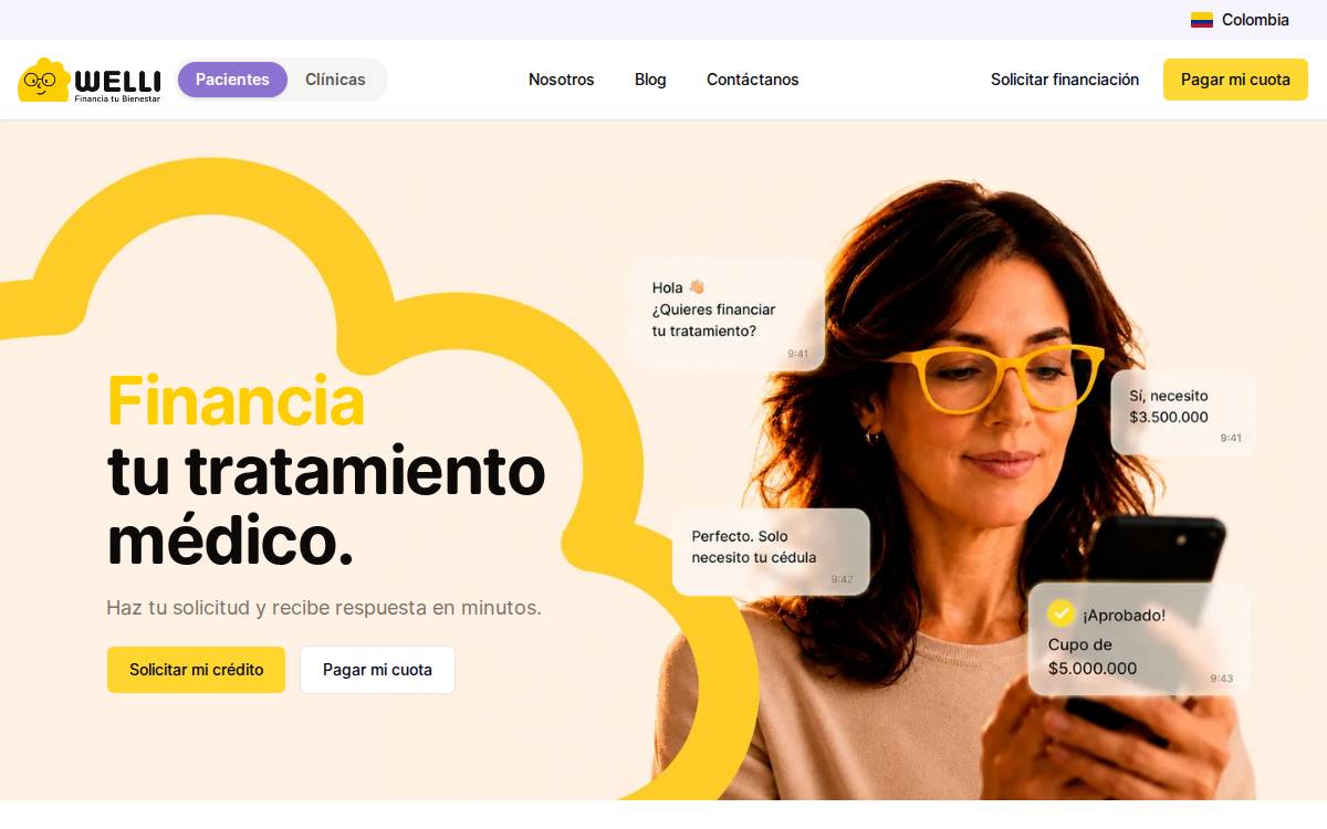 Welli website preview