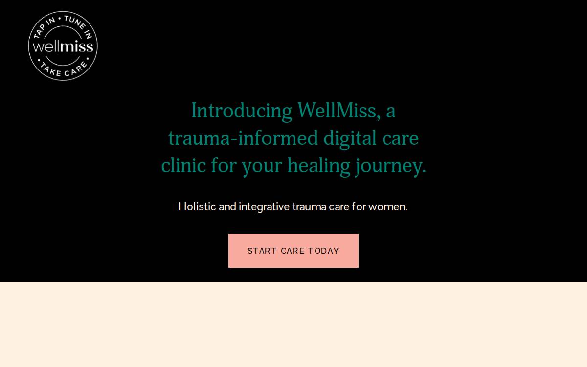 WellMiss website preview