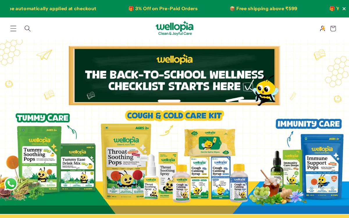 Wellopia website preview
