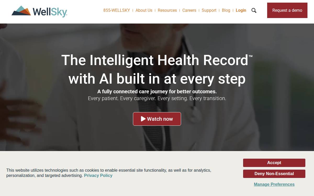 WellSky website preview