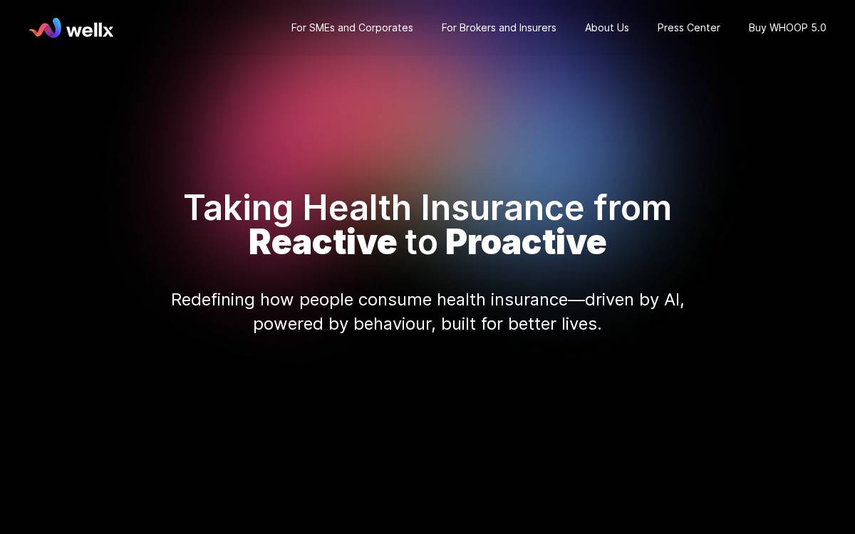 Wellx Venture Investments website preview