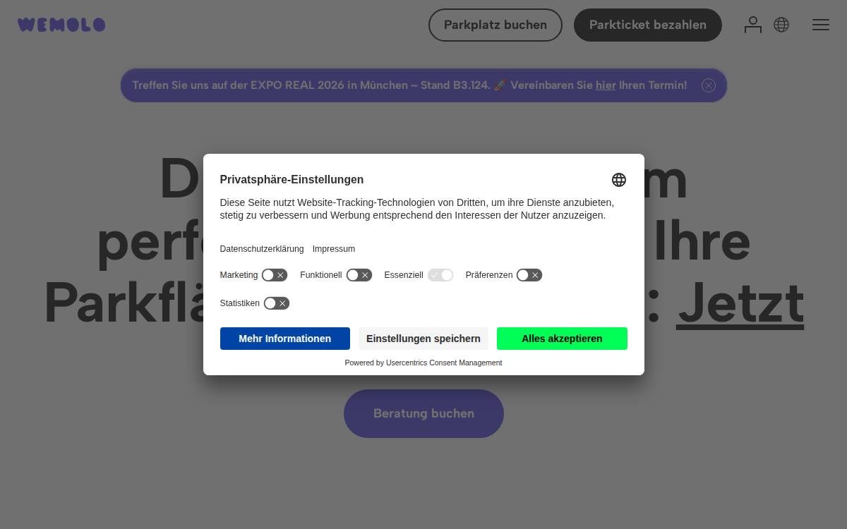 Wemolo website preview