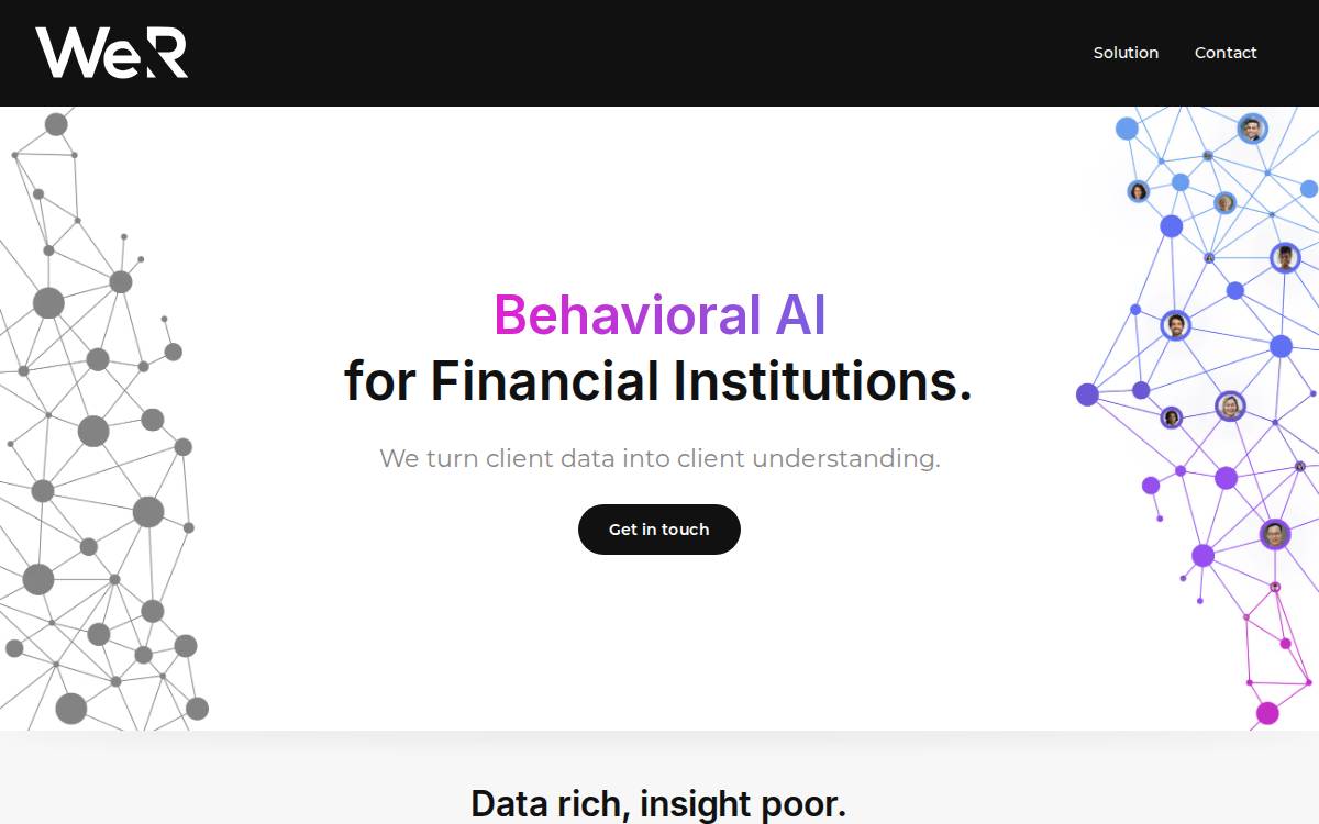 WeR website preview
