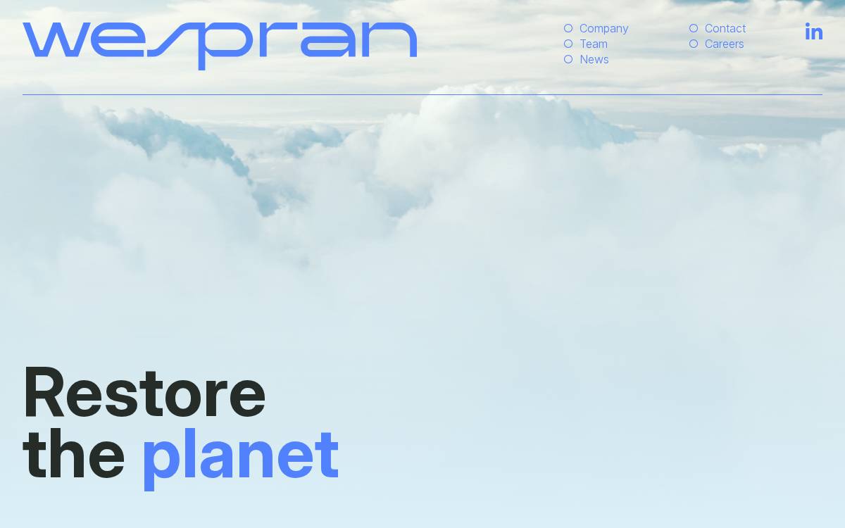 Wespran website preview