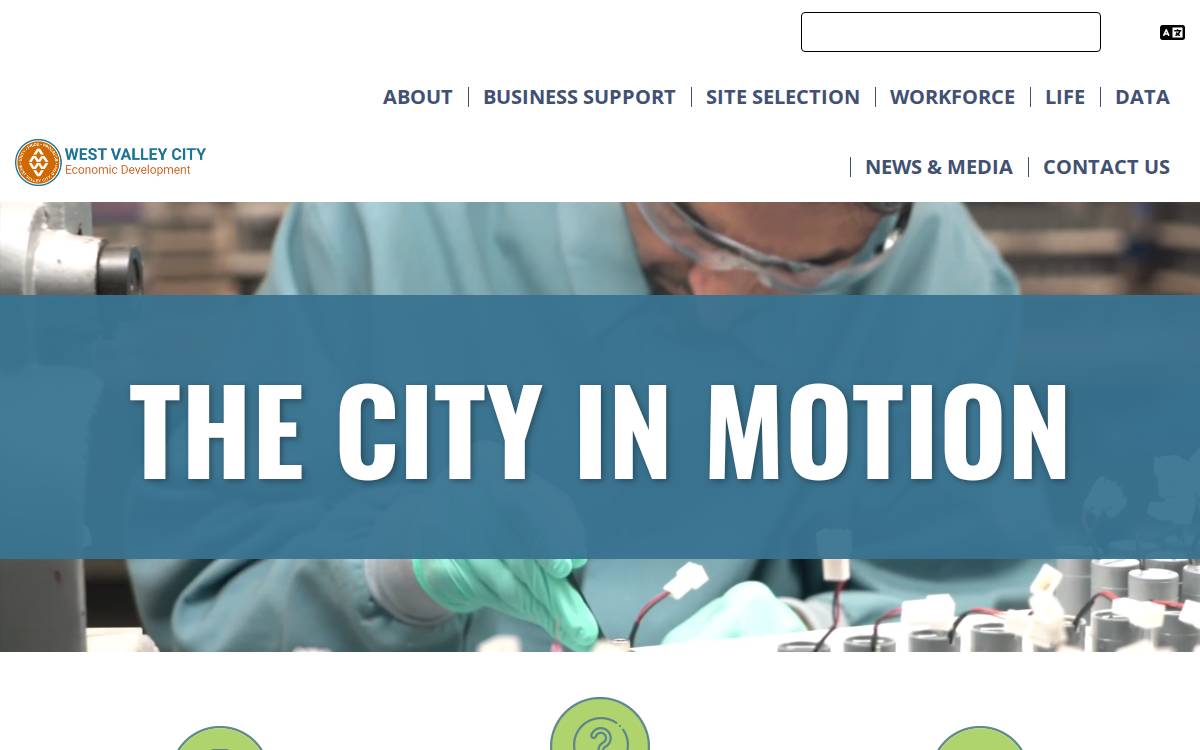 West Valley City Economic Optimization & RDA website preview