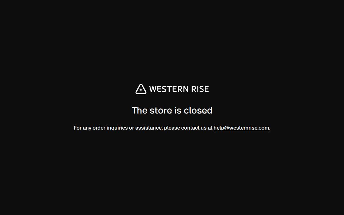 Western Rise website preview