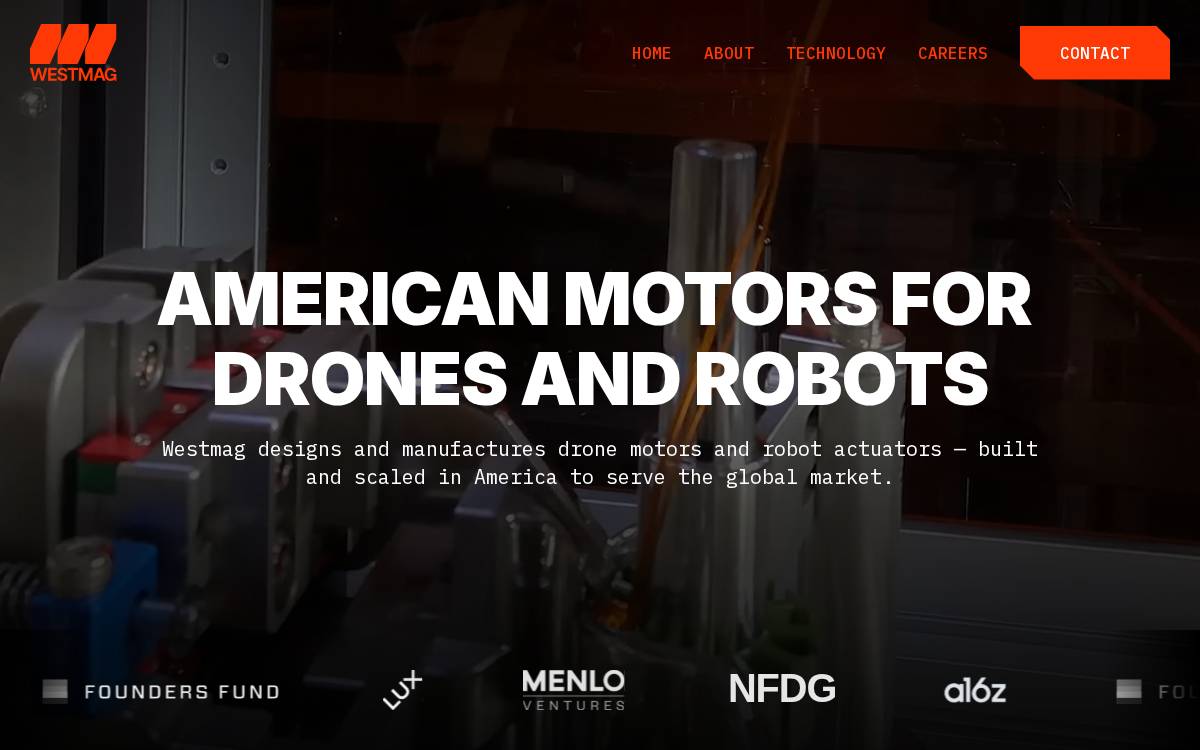 Westmag website preview
