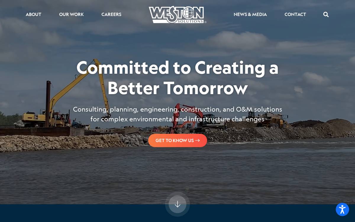 Weston Solutions website preview