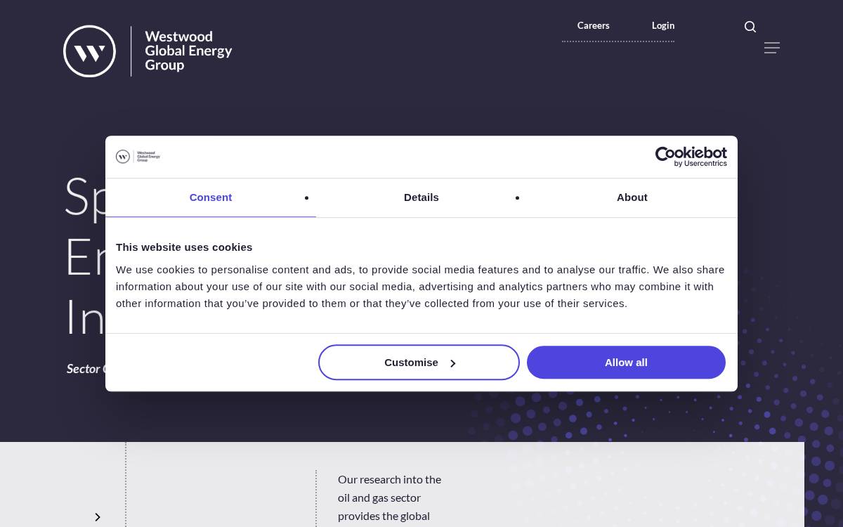 Westwoodenergy website preview