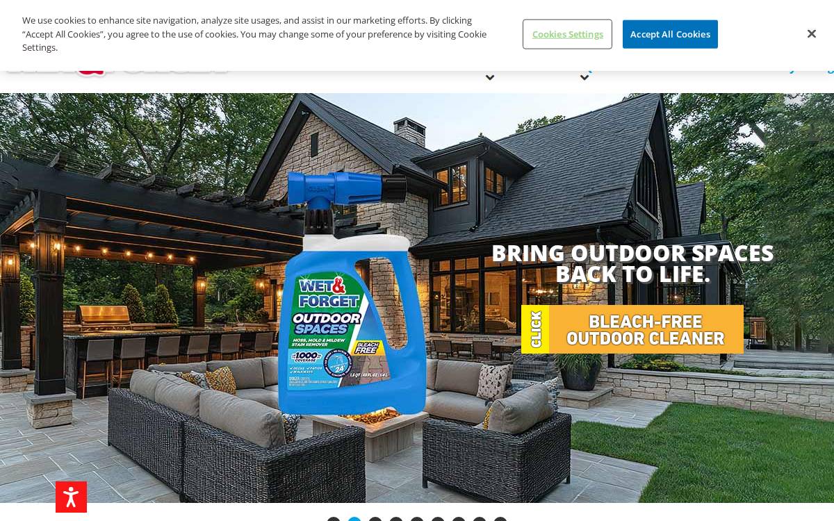 Wetandforget website preview