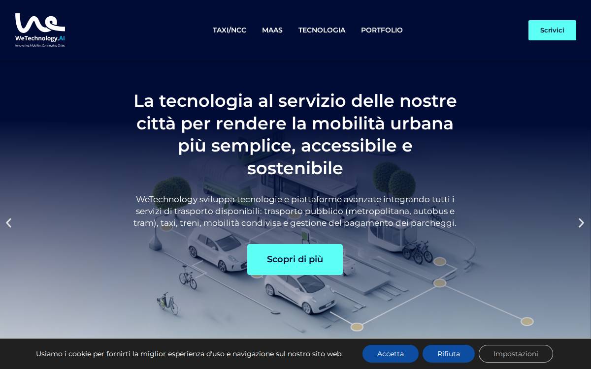 Wetechnology website preview