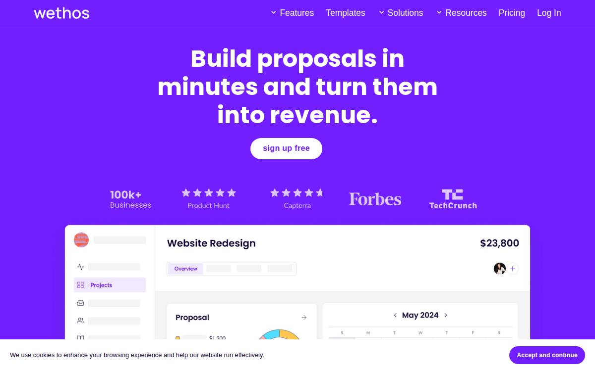 WETHOS website preview