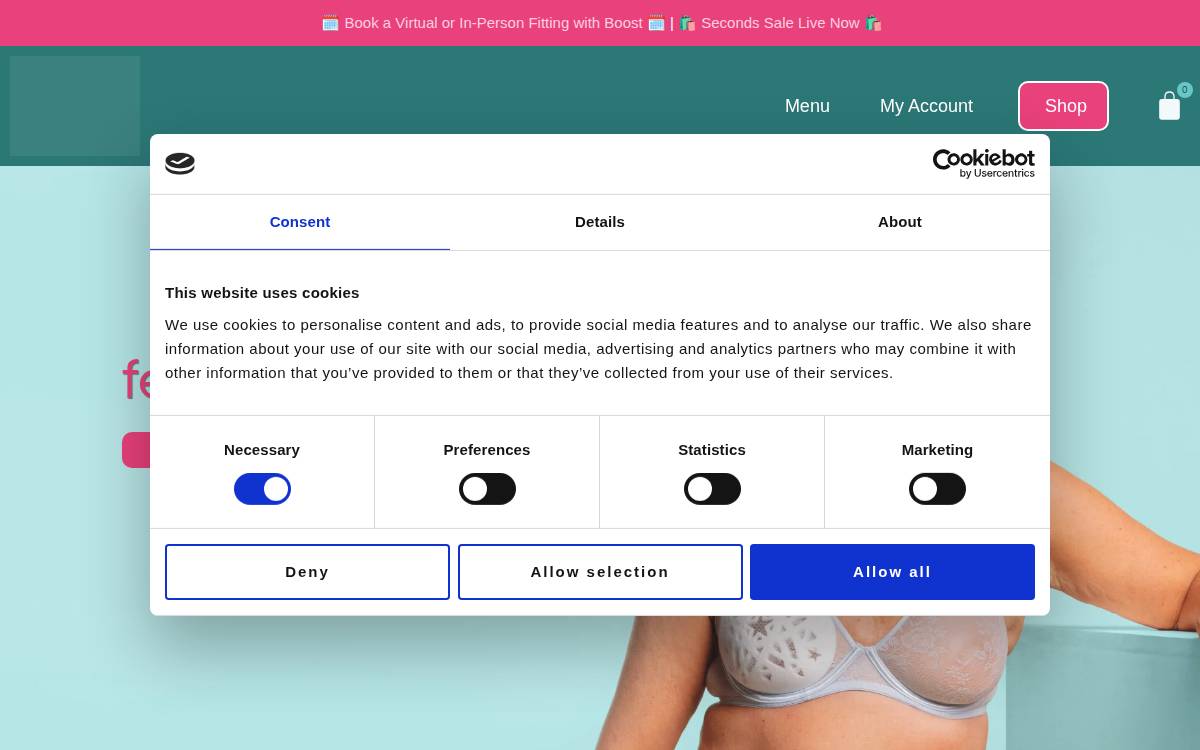 Wewearboost website preview