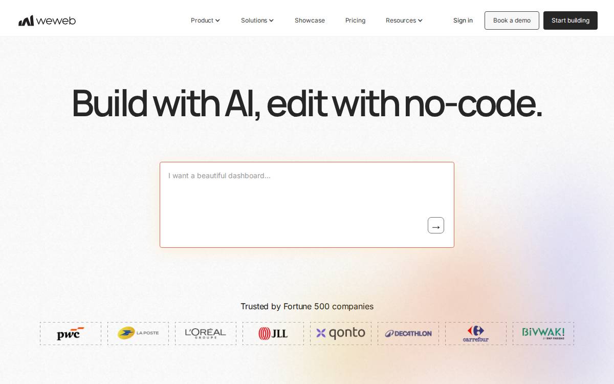 weweb.io website preview