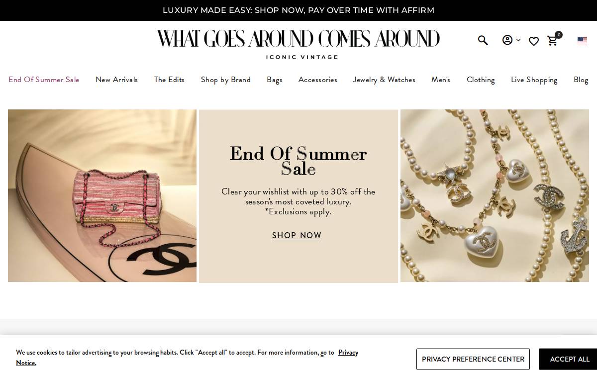 Wgaca website preview