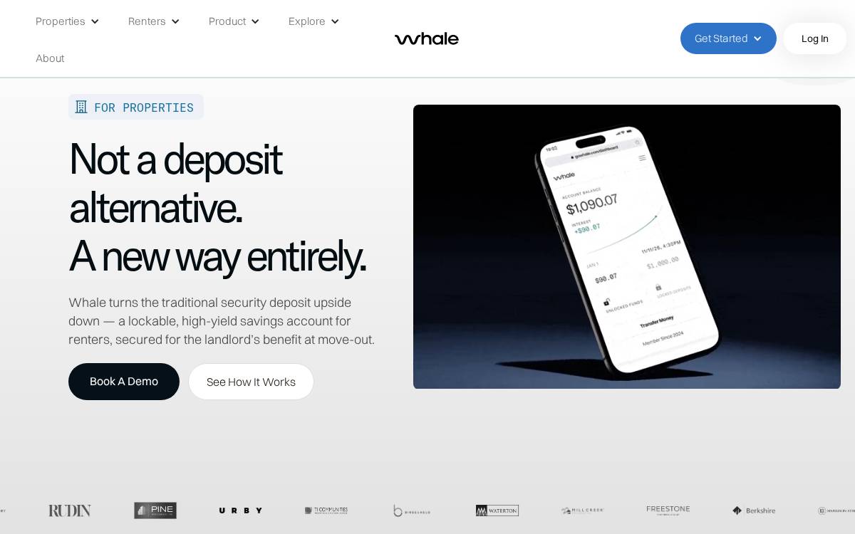 Whale website preview