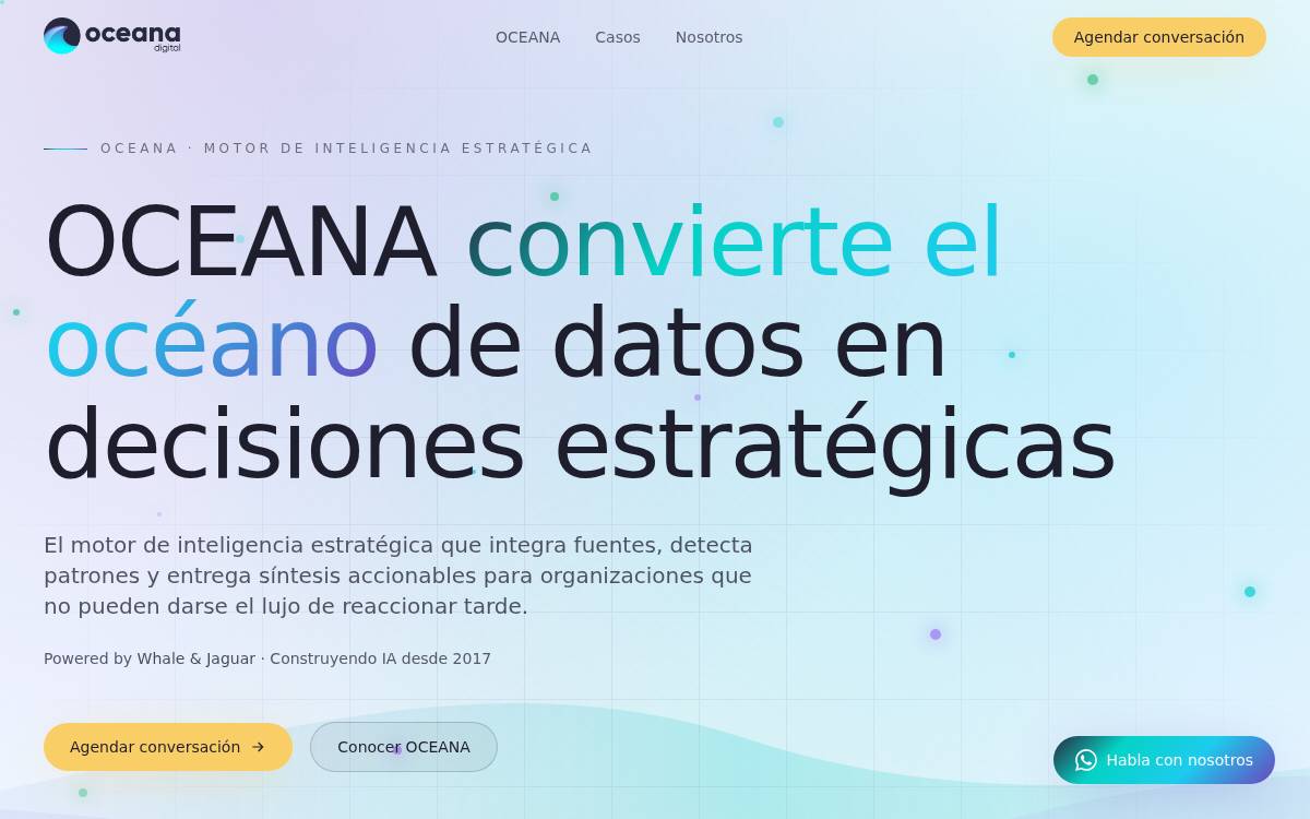 Whaleandjaguar website preview