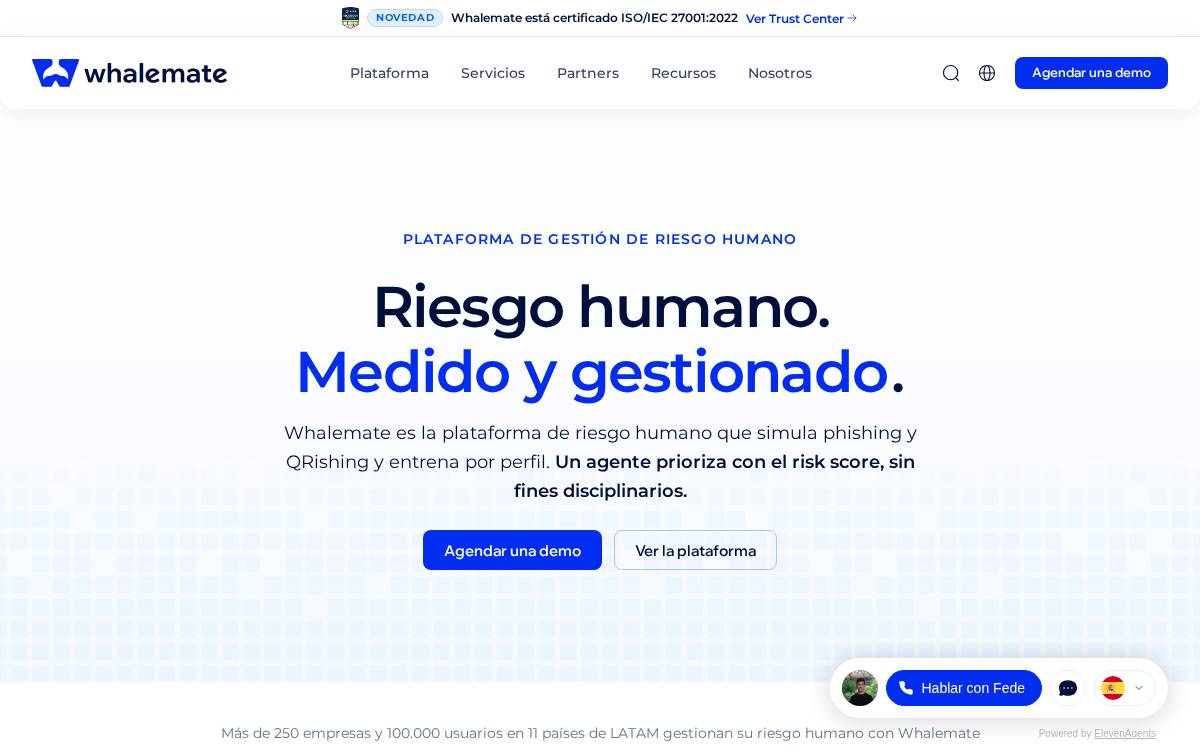 Whalemate website preview