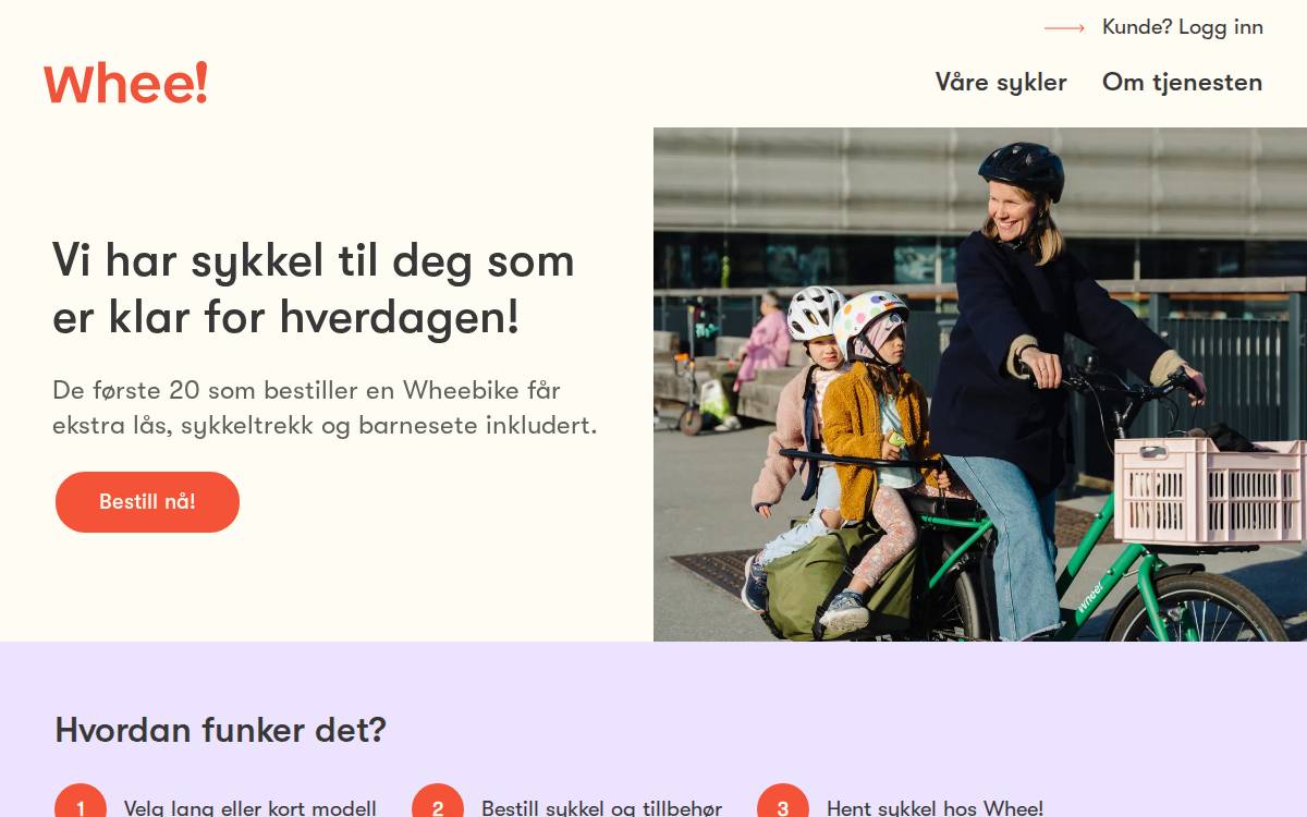 Whee website preview