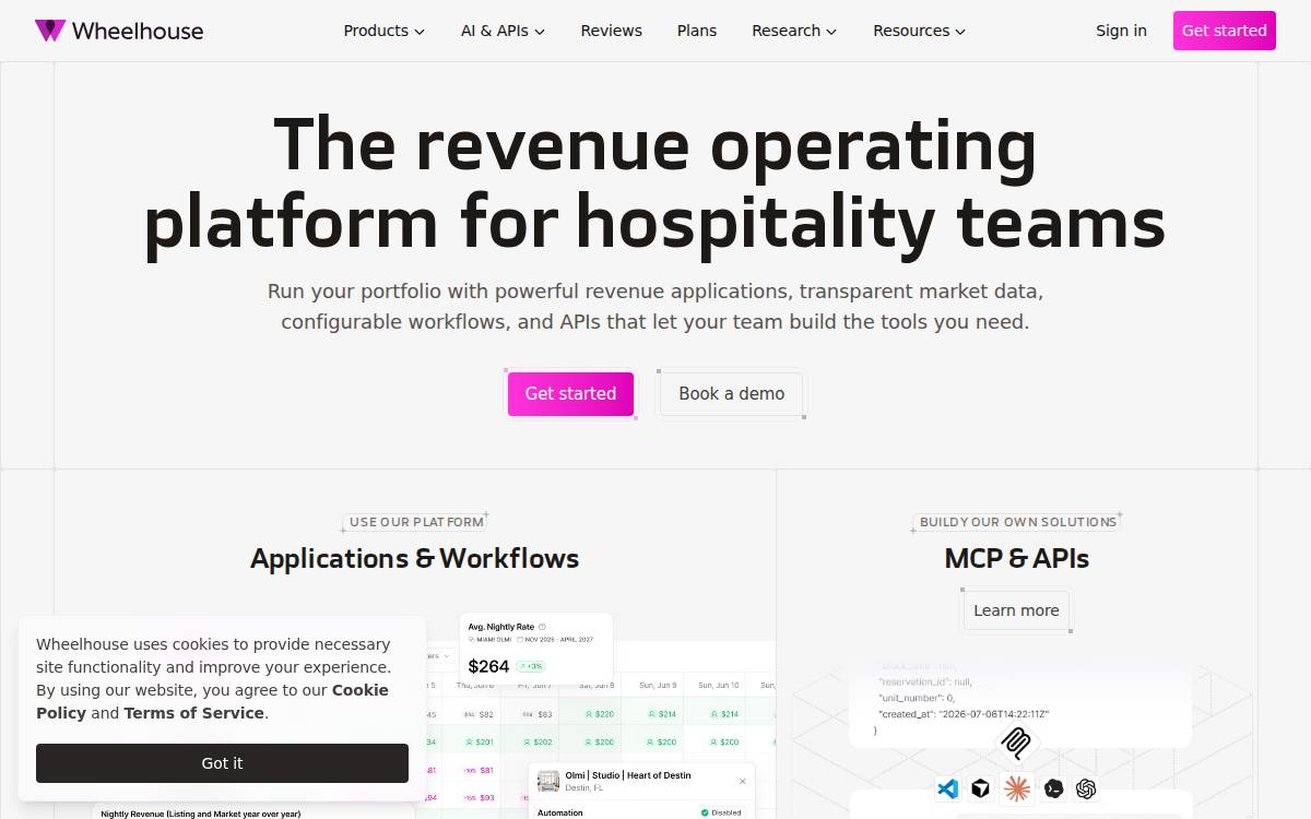 Wheelhouse website preview