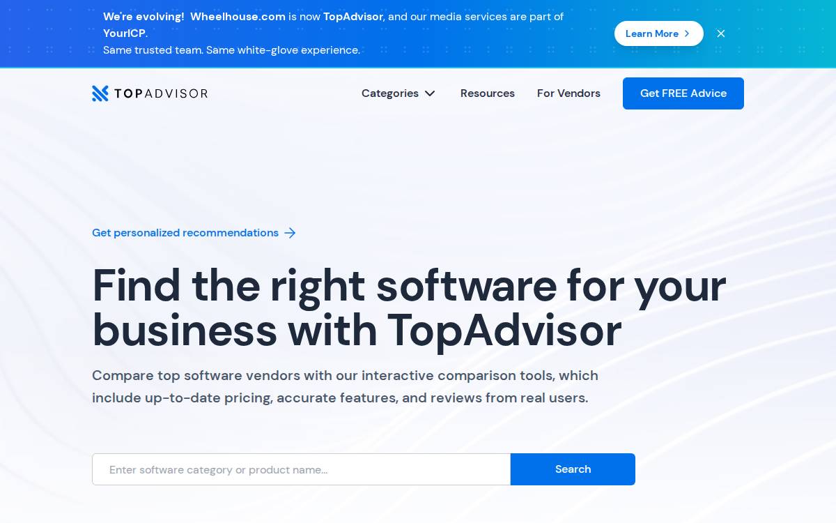Wheelhouse website preview