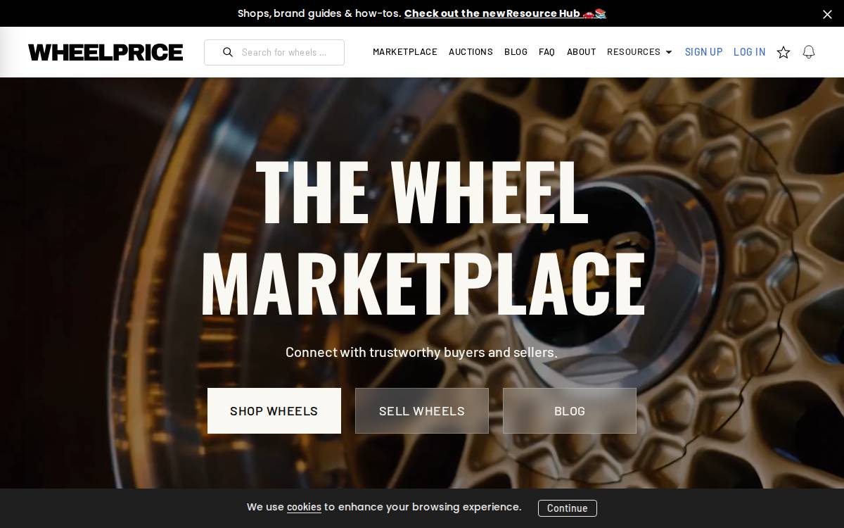 WheelPrice website preview