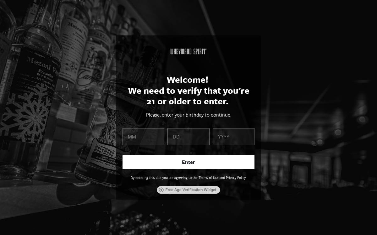 Wheyward Spirit website preview