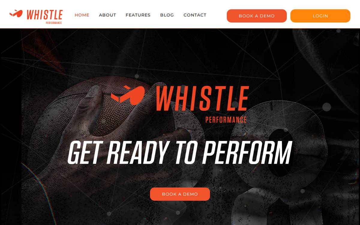 Whistleperformance website preview