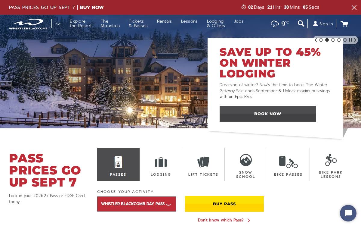 Whistlerblackcomb website preview