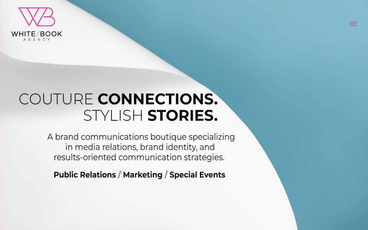 White Book Agency website preview