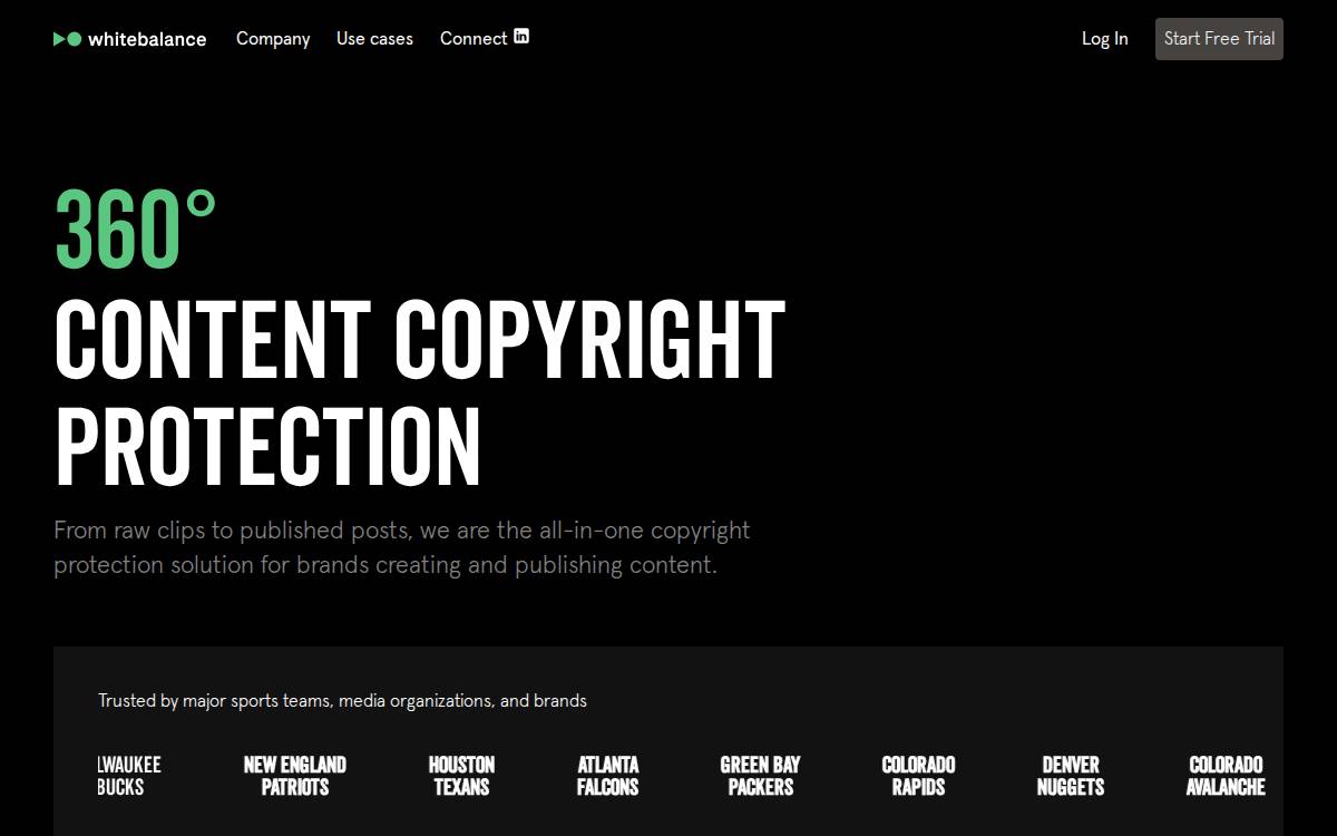 Whitebalance website preview