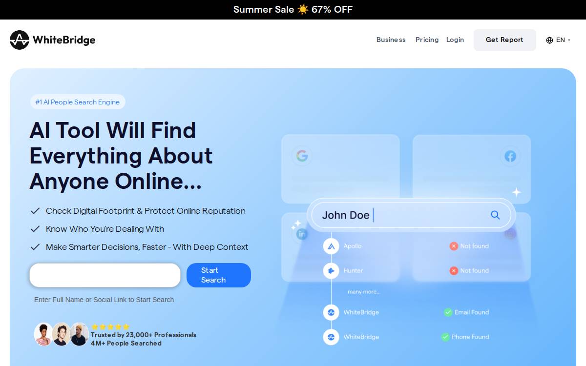 WhiteBridge AI website preview